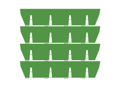 scarpata - Blocco per contenimento terra - Gianazza